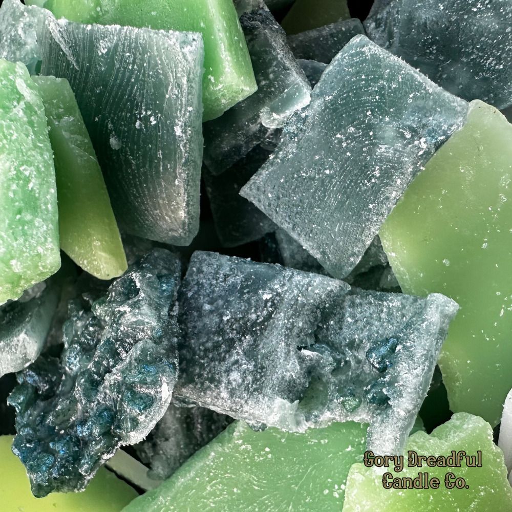 Sea Glass Spell - Wax Melt Brittle  Kashmir Woods Helioptrope Black Pepper Scent